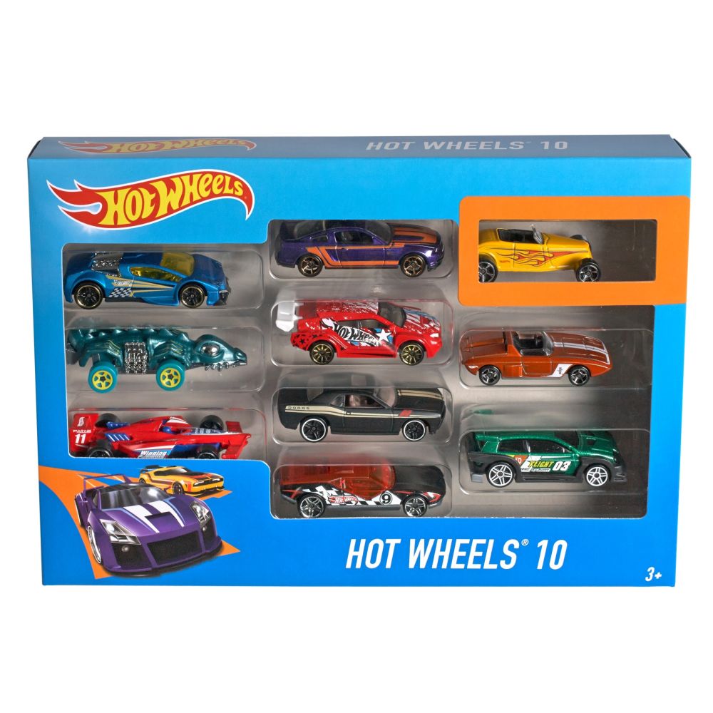 Комплект колички Hot Wheels 10