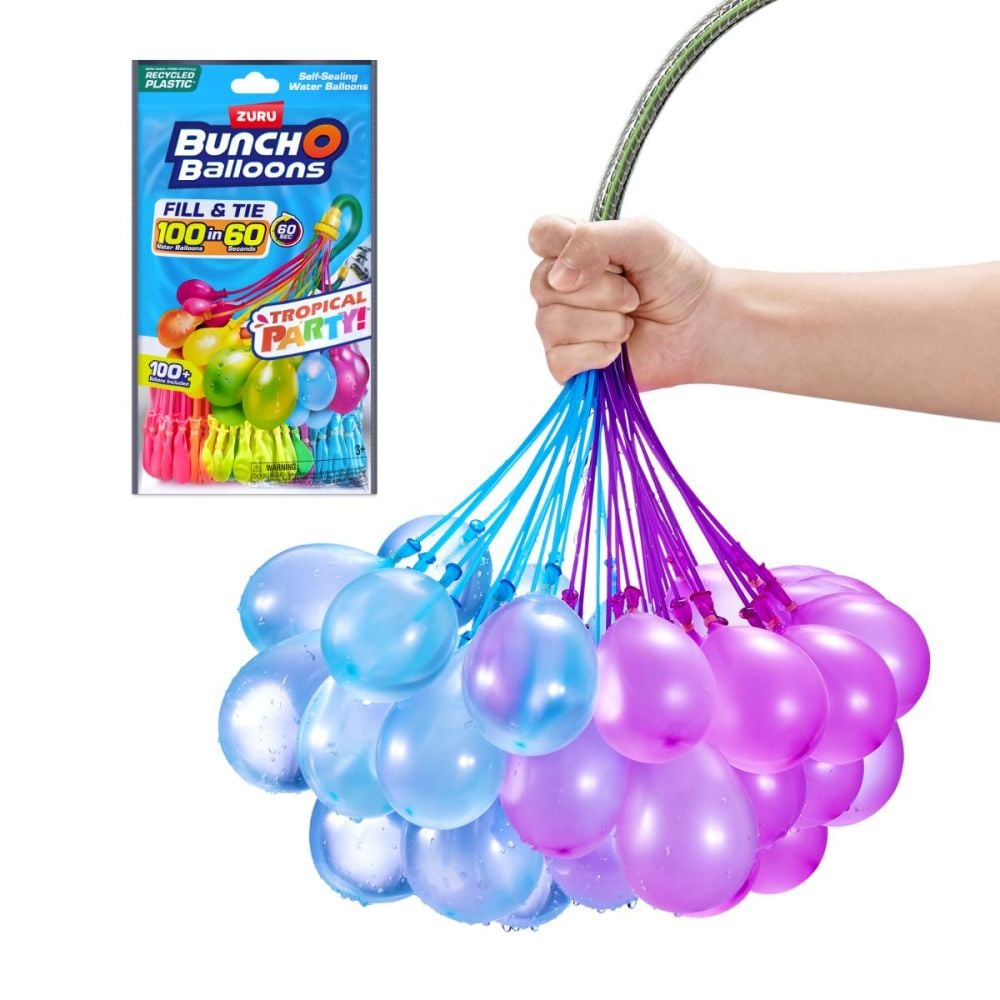 Комплект 100 водни балона, Bunch O Balloons, Tropical Party