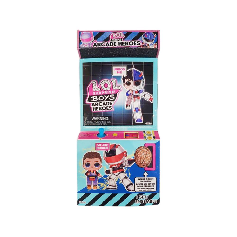 Кукла LOL Surprise Boys Arcade Heroes, S.T.E.M. Club: Gear Guy, Titanium