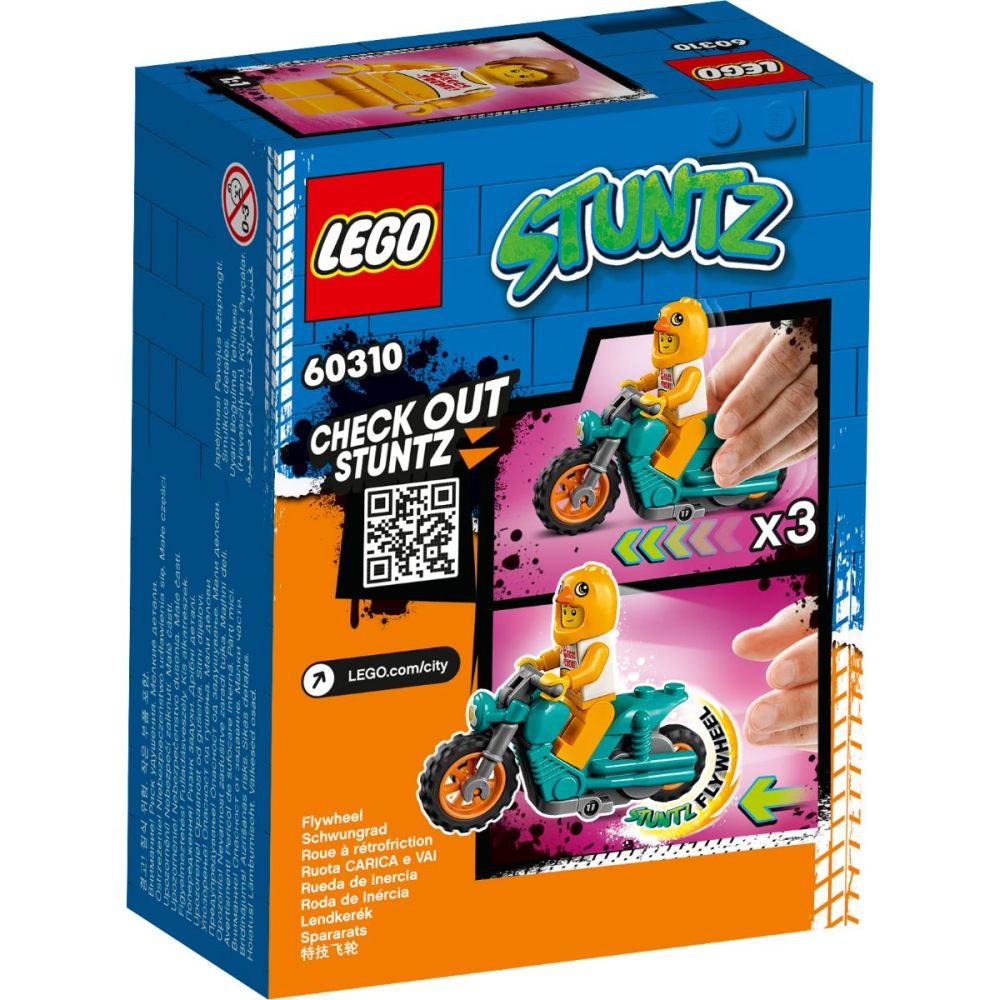 LEGO® City - Каскадьорски мотоциклет с пиле (60310)
