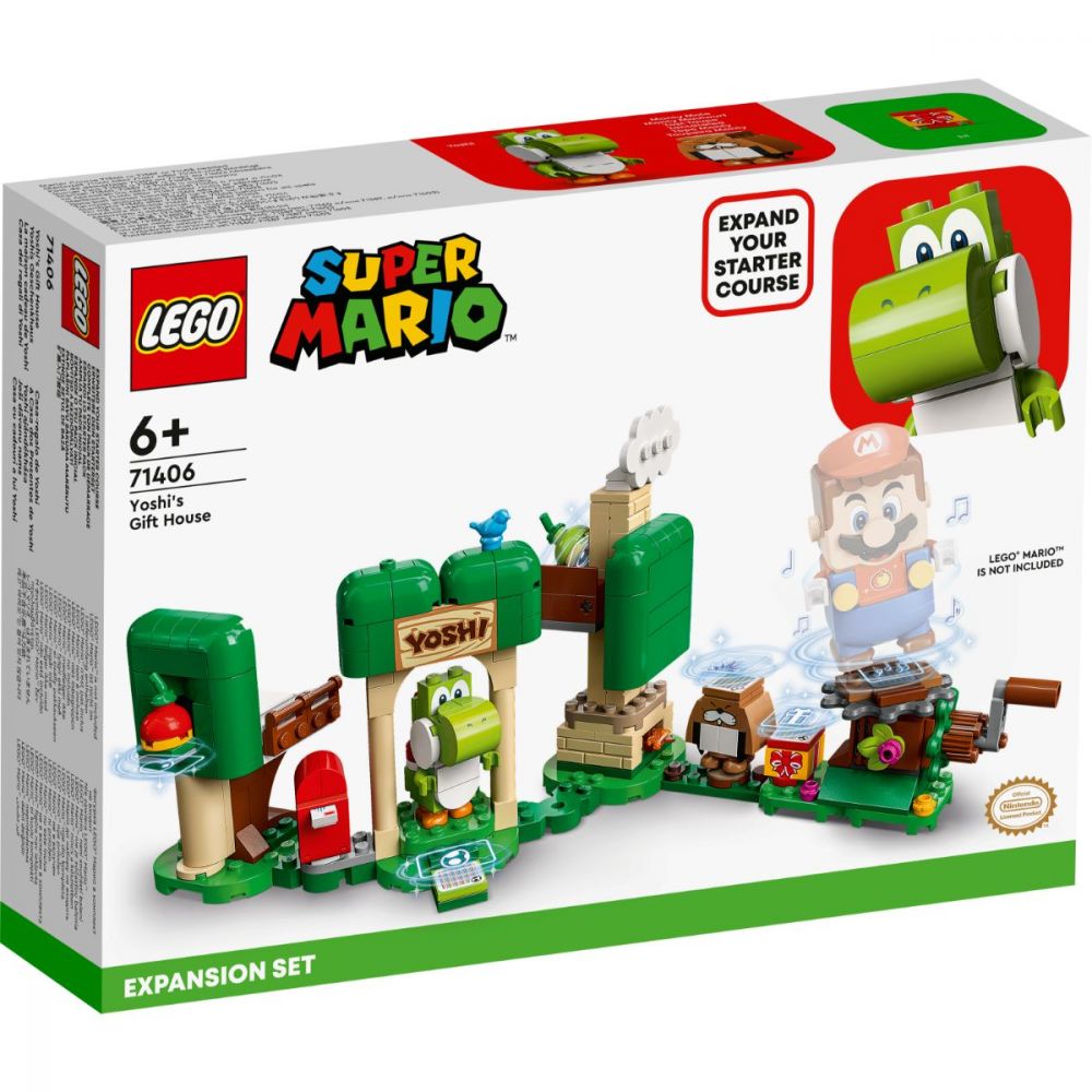 Lego® Super Mario - Комплект с допълнения Yoshi’s Gift House (71406)