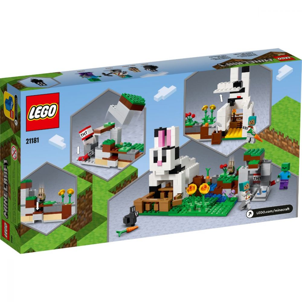 LEGO® Minecraft - Ранчото на зайците (21181)