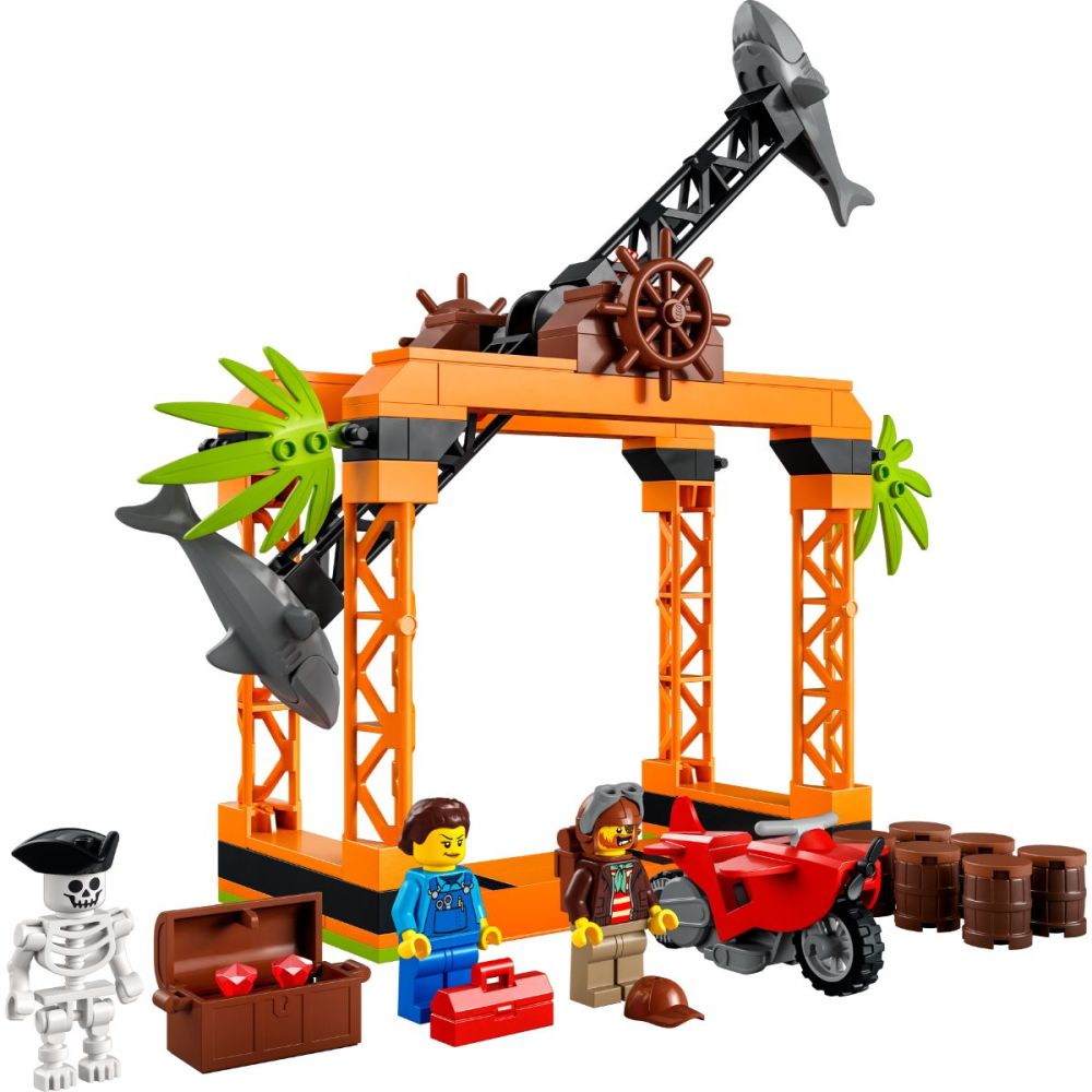 LEGO® City - Каскадьорско предизвикателство Shark Attack (60342)