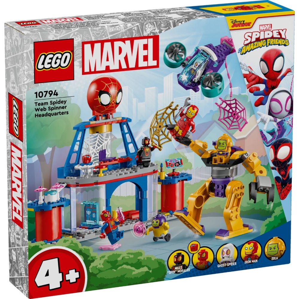 LEGO® Spidey - Щаб на отбора на Спайди (10794)