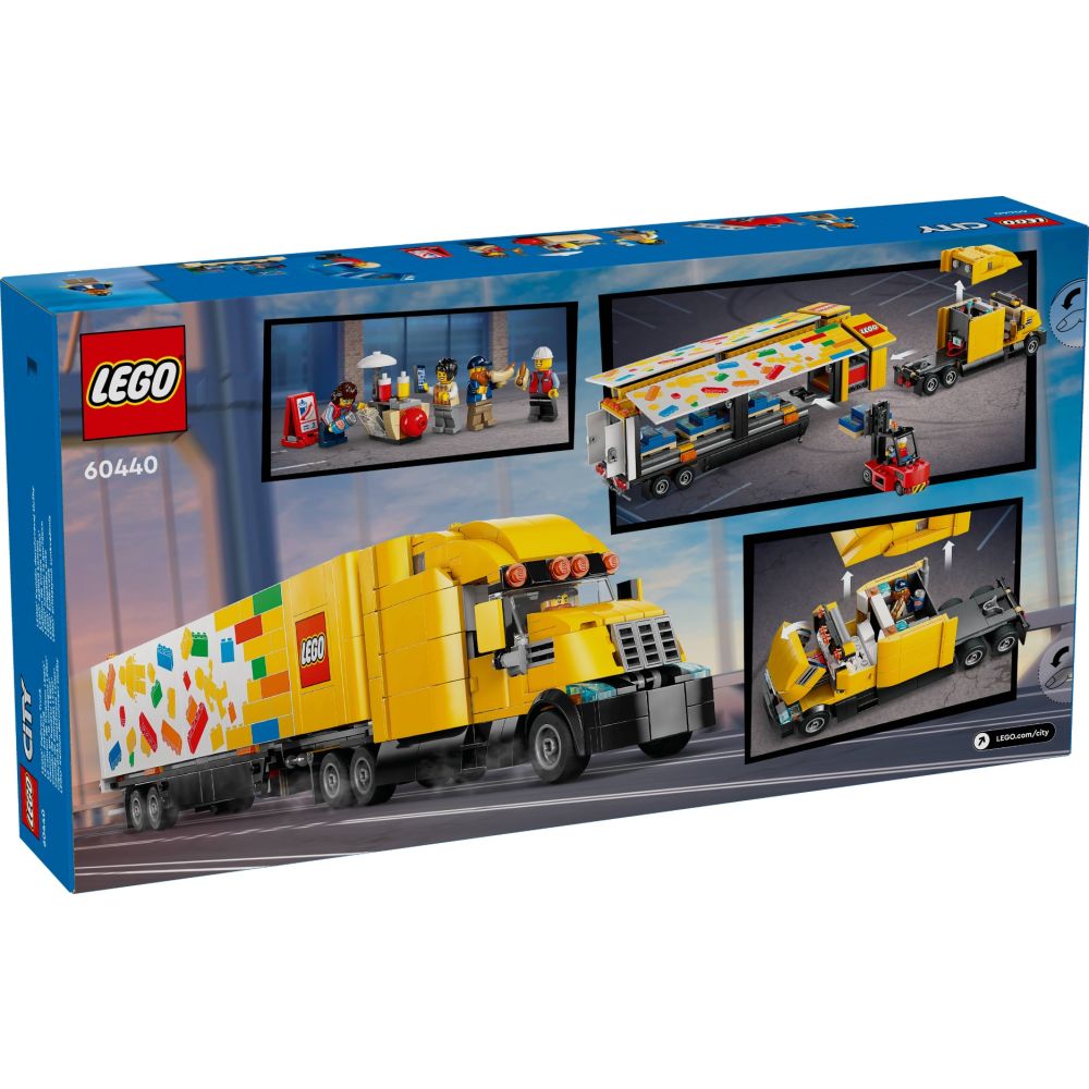 LEGO® City - Жълт камион за доставки (60440)