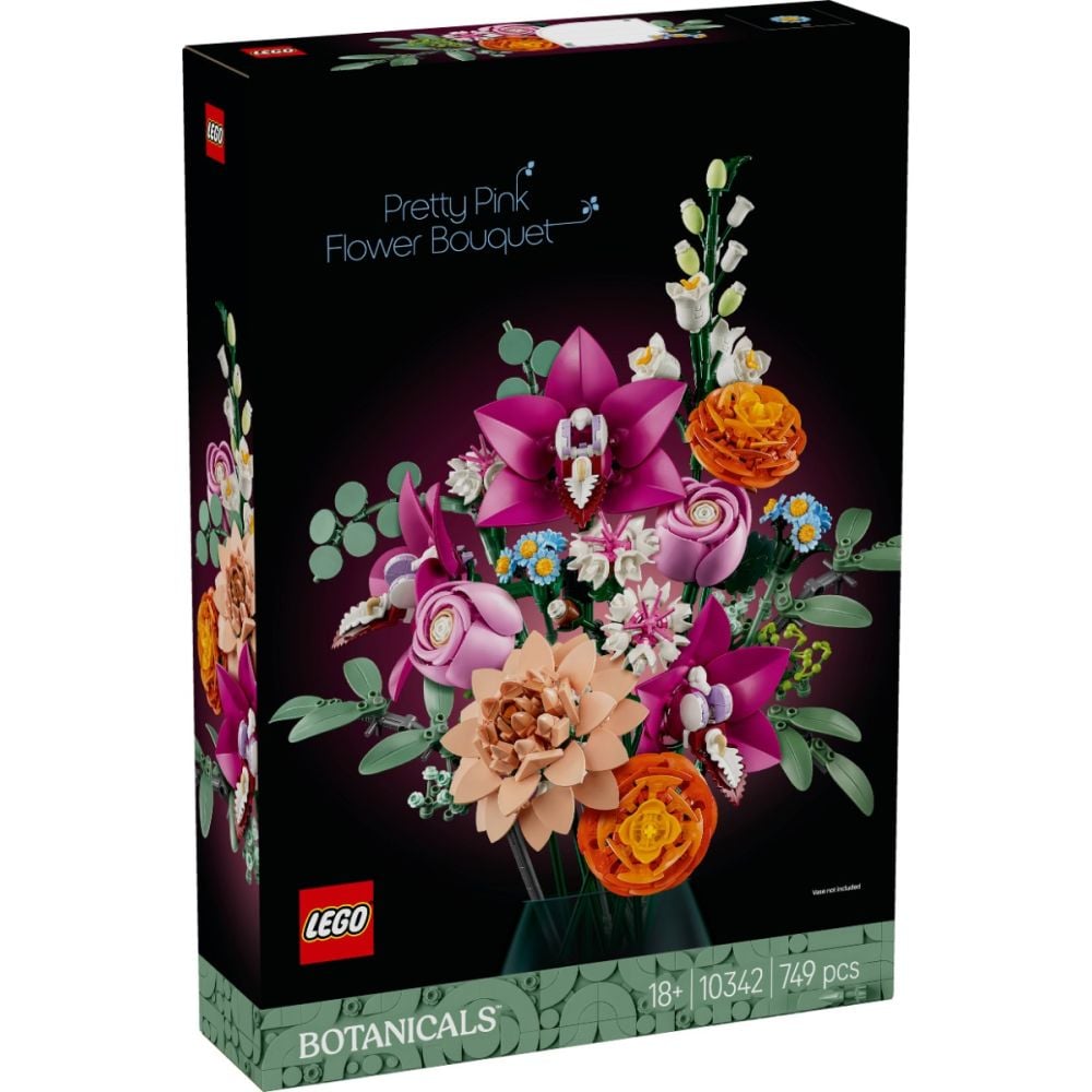 LEGO® Botanicals - Красив букет с розови цветя (10342)