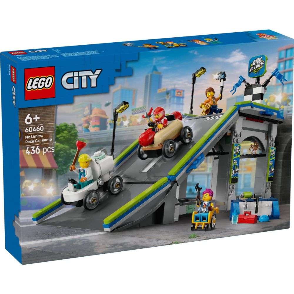 LEGO® City - Без ограничения: писта с рампа за състезателни (60460)