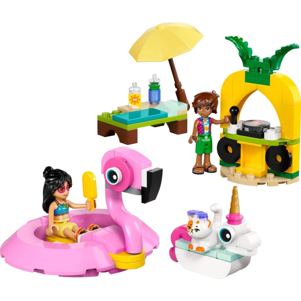 LEGO® Friends - Парти край басейна с еднорог и фламинго (42658)