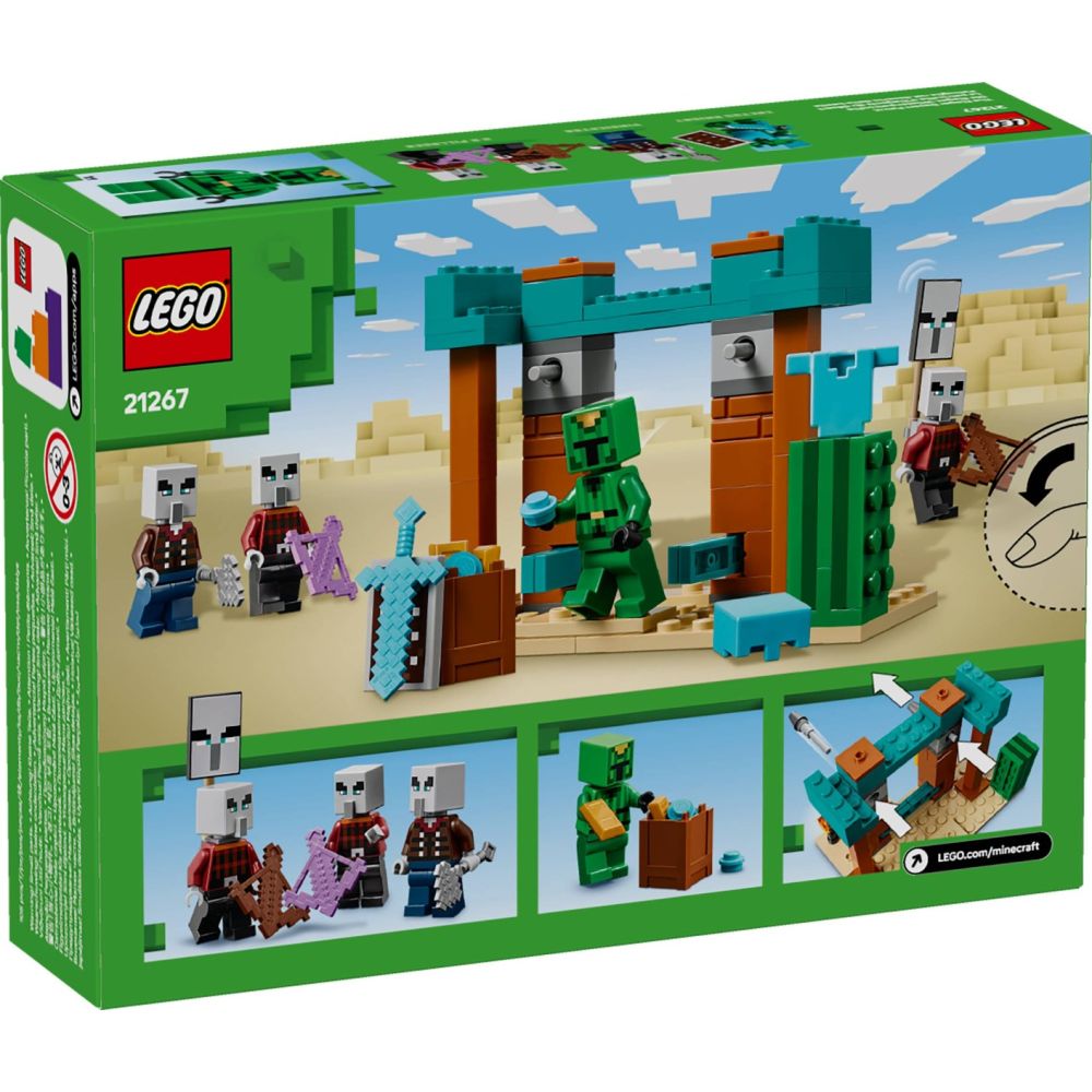 LEGO® Minecraft - Пустинният патрул на злобарите (21267)