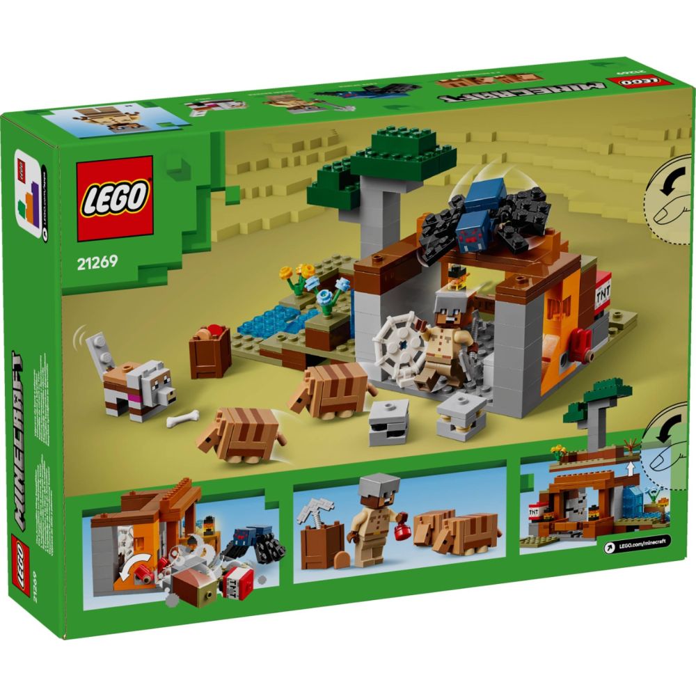 LEGO® Minecraft - Минна експедиция с броненосец (21269)