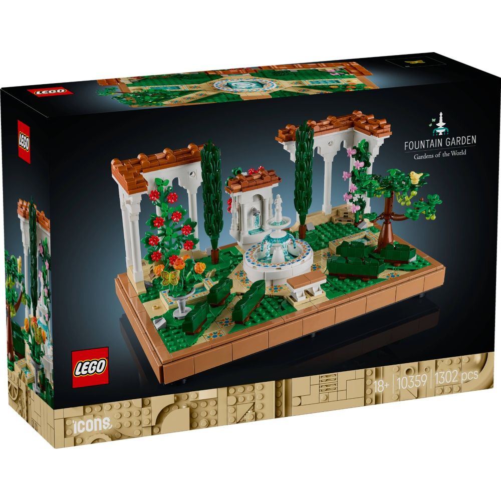 LEGO® Icons - Градина с фонтан (10359)
