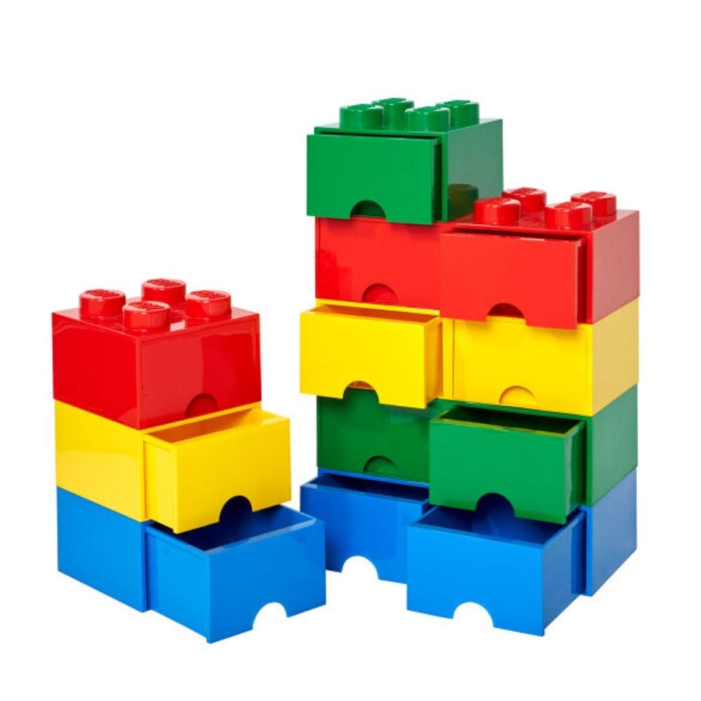 Кутия за съхранение LEGO storage, 4 bricks, Червен