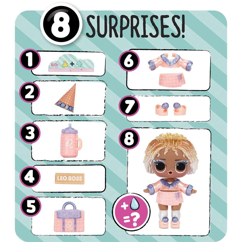 Кукла LOL Surprise, Present Surprise S2, Glitter Shimmer Star, 8 Изненади - 572824EUC