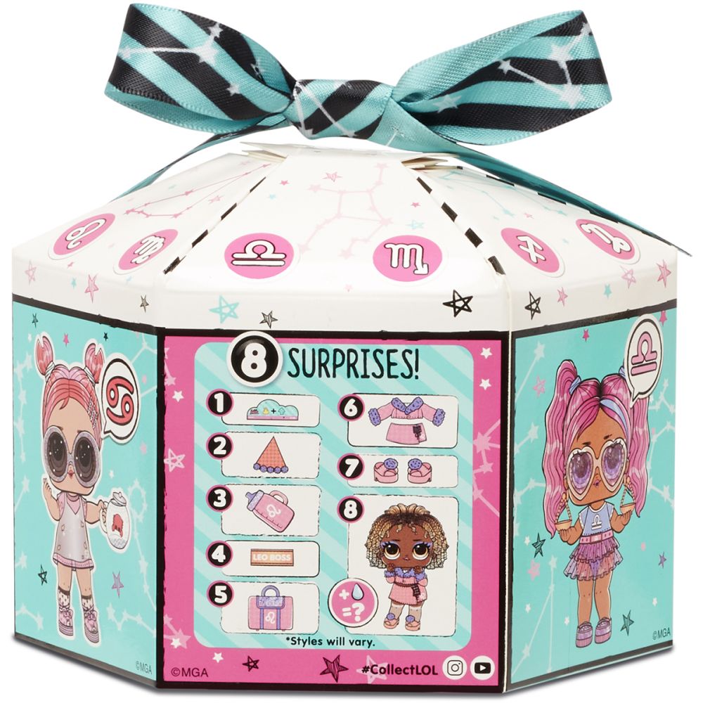 Кукла LOL Surprise, Present Surprise S2, Glitter Shimmer Star, 8 Изненади - 572824EUC
