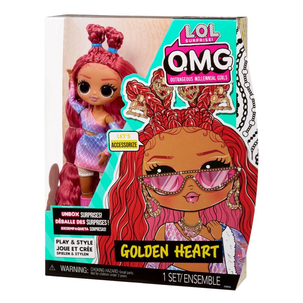 Кукла LOL Surprise OMG Core, Серия 7, Golden Heart, 588511EUC