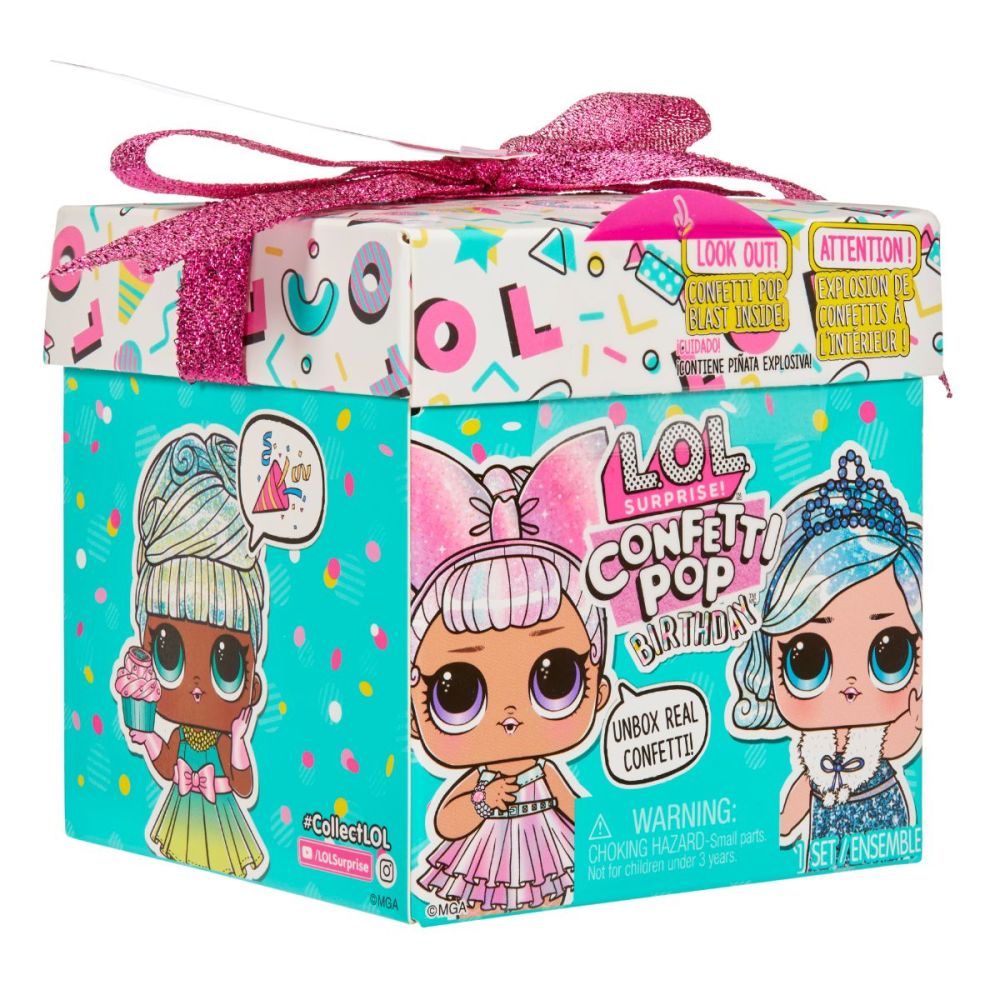 Кукла LOL Surprise, Confetti Pop Birthday, Glitter