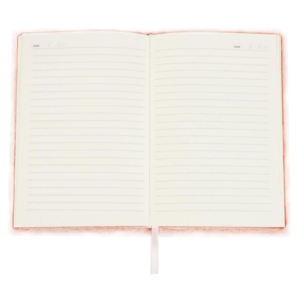 Дневник Starpak, плюшена корица, Розов Ленивец