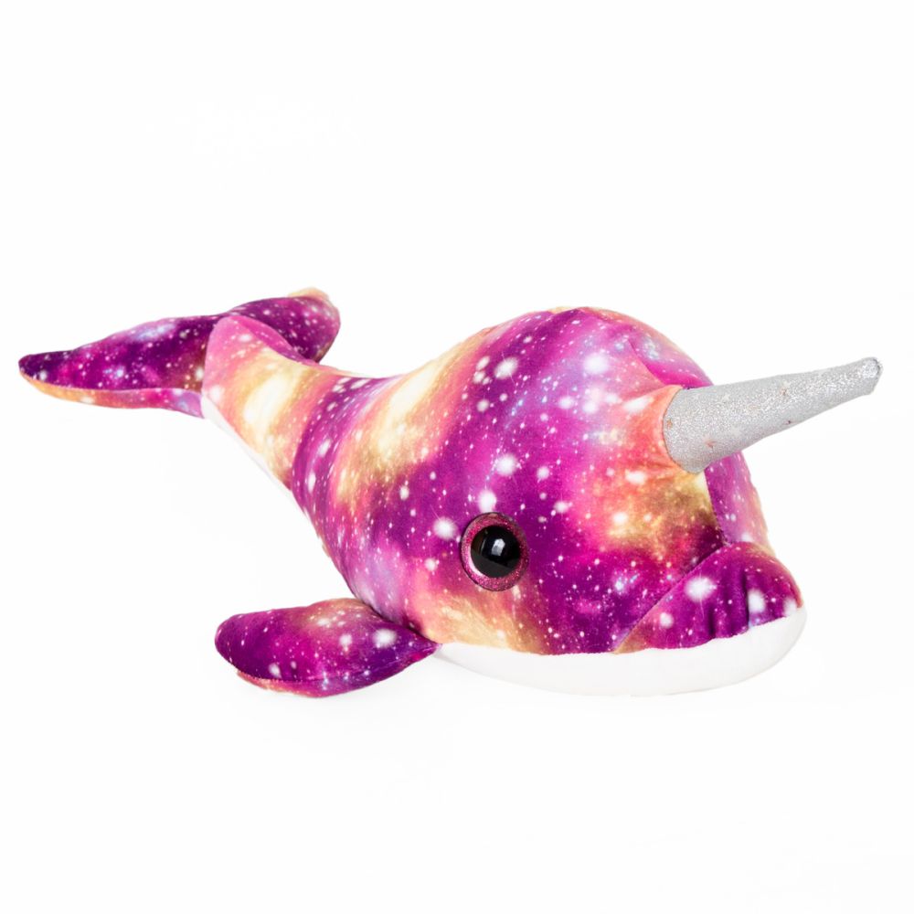 Плюшена играчка Noriel, Galaxy делфин, розов, 44 см