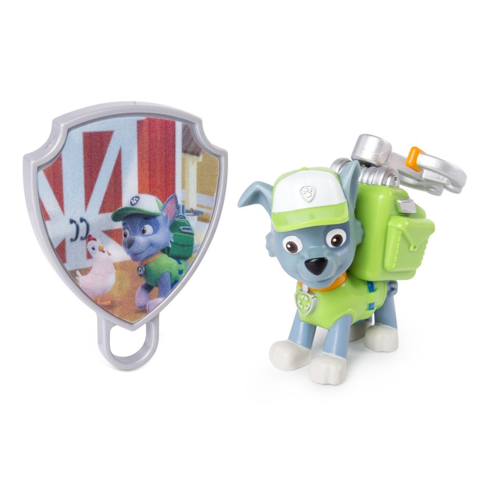Фигурка и значка Paw Patrol - Rocky (20093670)