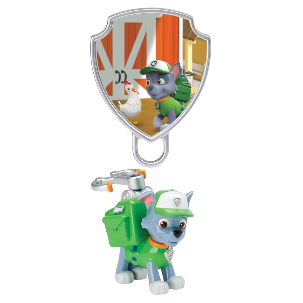 Фигурка и значка Paw Patrol - Rocky (20093670)