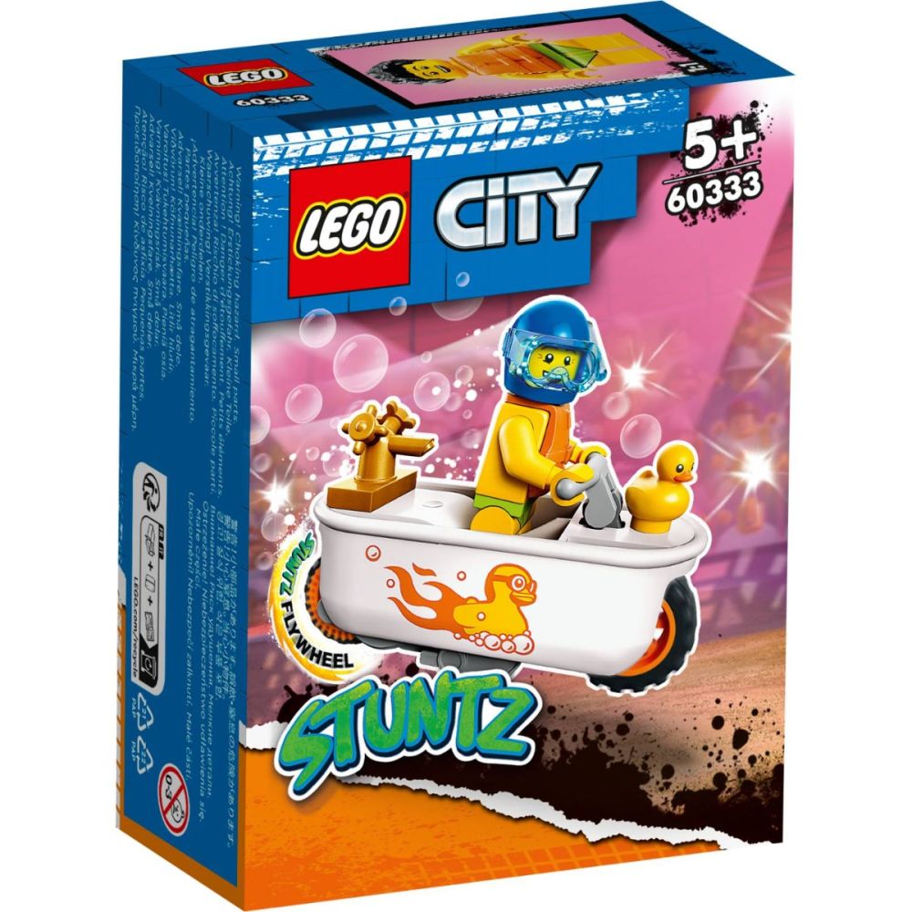 LEGO® City - Мотоциклет за каскади във ваната (60333)