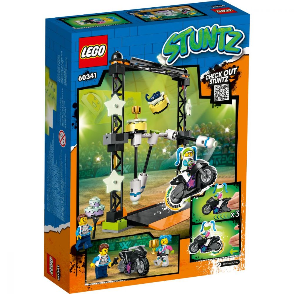 Lego® City -  Каскадьорско предизвикателство Knock-Down (60341)