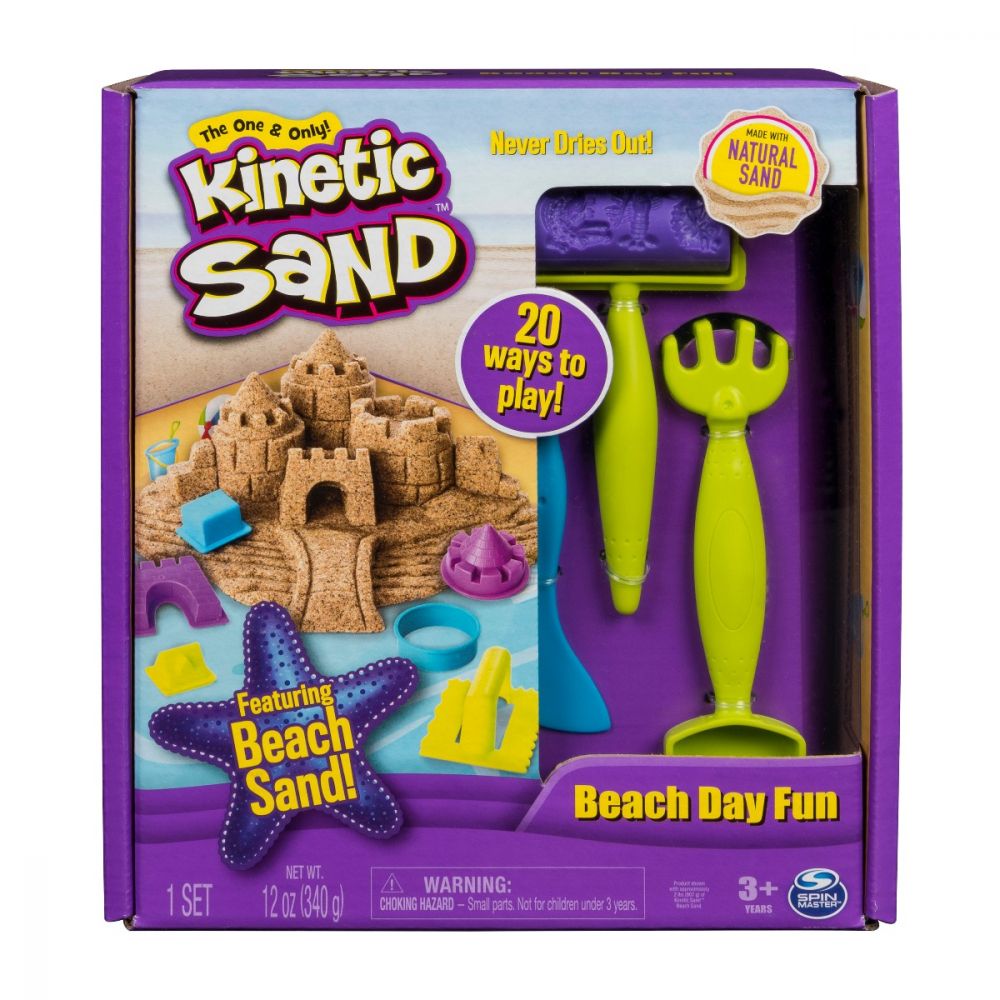 Творчески комплект Kinetic Sand - Един ден на плажа