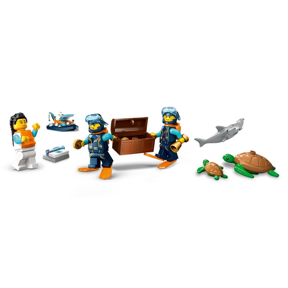 LEGO® City - Изследователска лодка за гмуркане (60377)