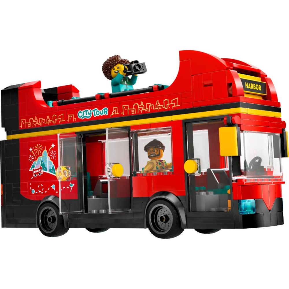 LEGO® City - Червен двуетажен автобус за обиколка (60407)