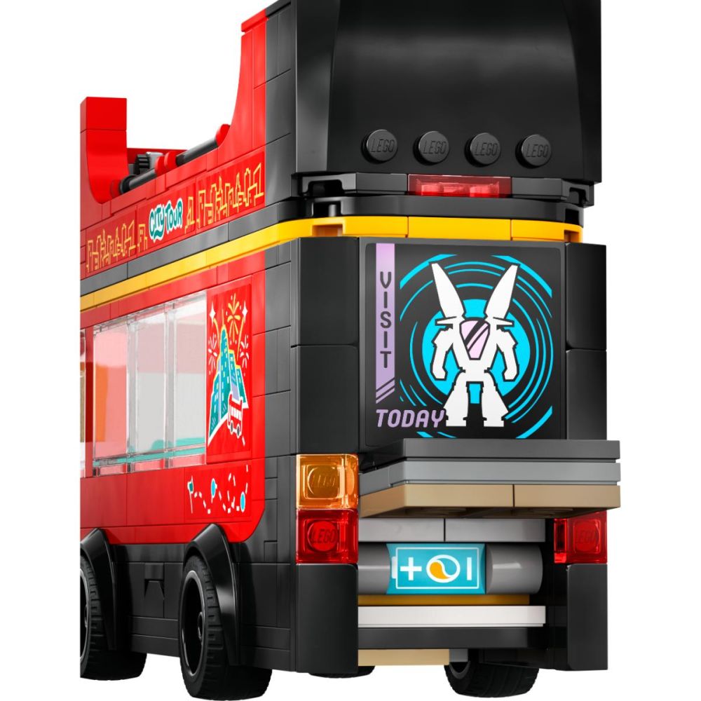 LEGO® City - Червен двуетажен автобус за обиколка (60407)