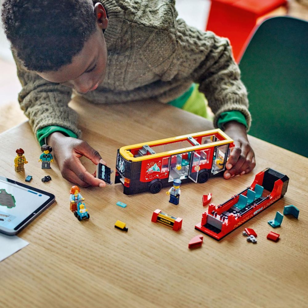 LEGO® City - Червен двуетажен автобус за обиколка (60407)