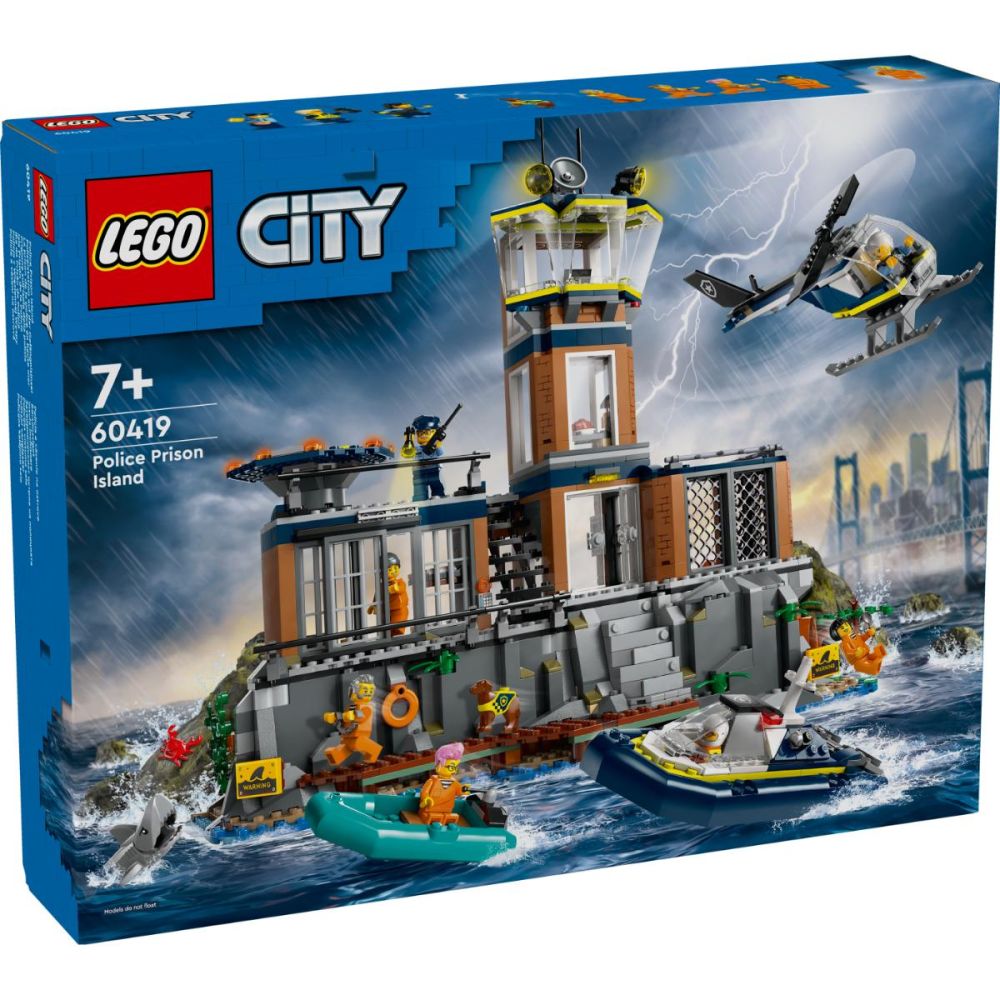 LEGO® City - Затворническият остров на полицията (60419)