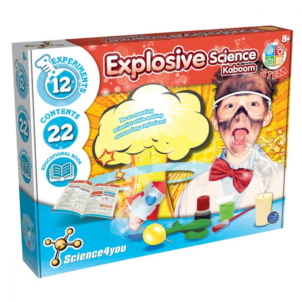 Образователна игра Science4you, експлозивен научен комплект