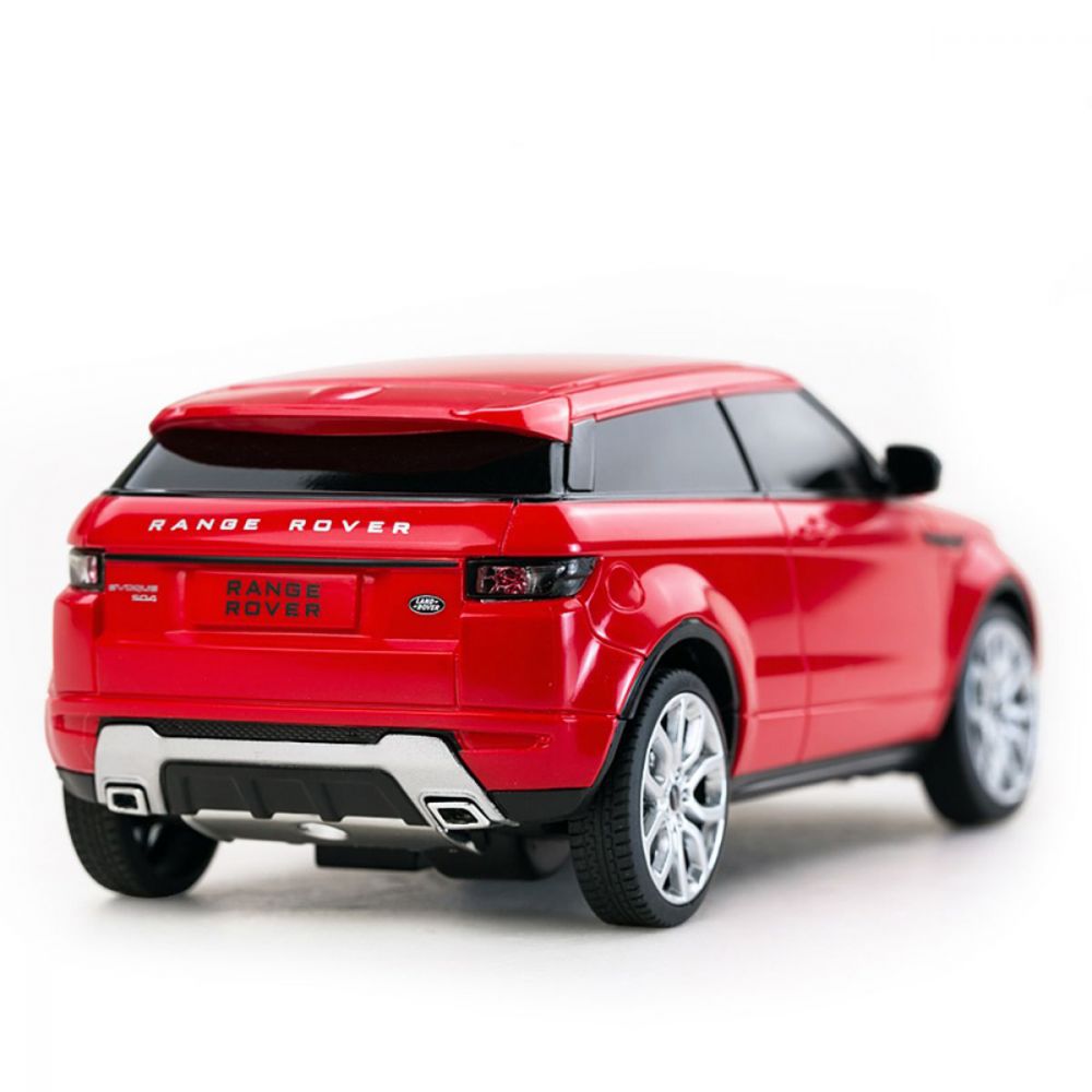 Количка с дистанционно Rastar, Range Rover Evoque, червена, 1:24