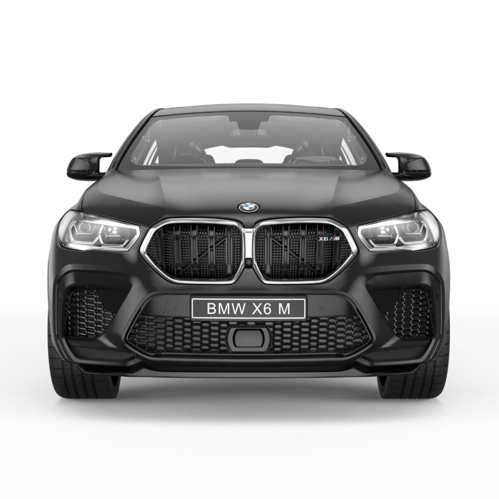Количка с дистанционно, Rastar BMW X6 M, Черна 1:14 