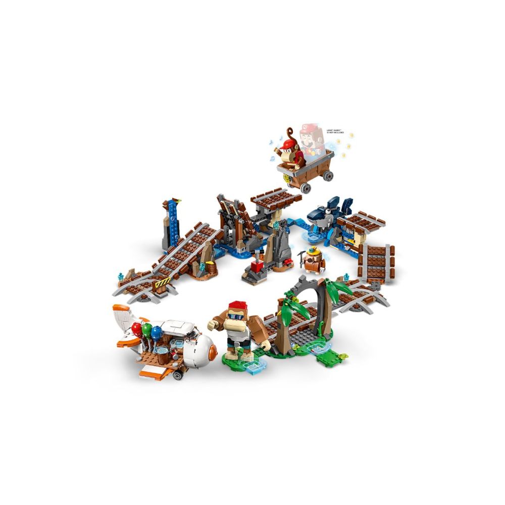 LEGO® Super Mario - Комплект с допълнения Diddy Kong's Mine Cart Ride (71425)