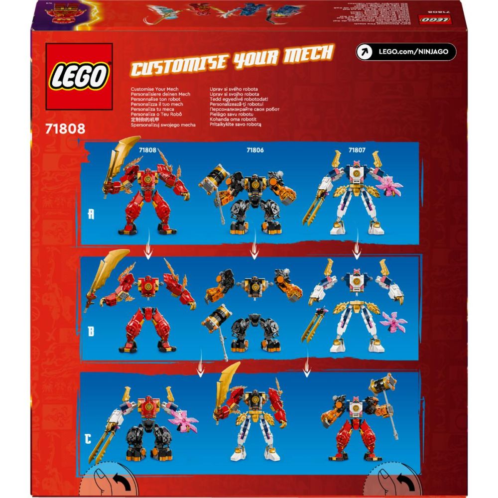 LEGO® Ninjago - Елементният огнен робот на Кай (71808)