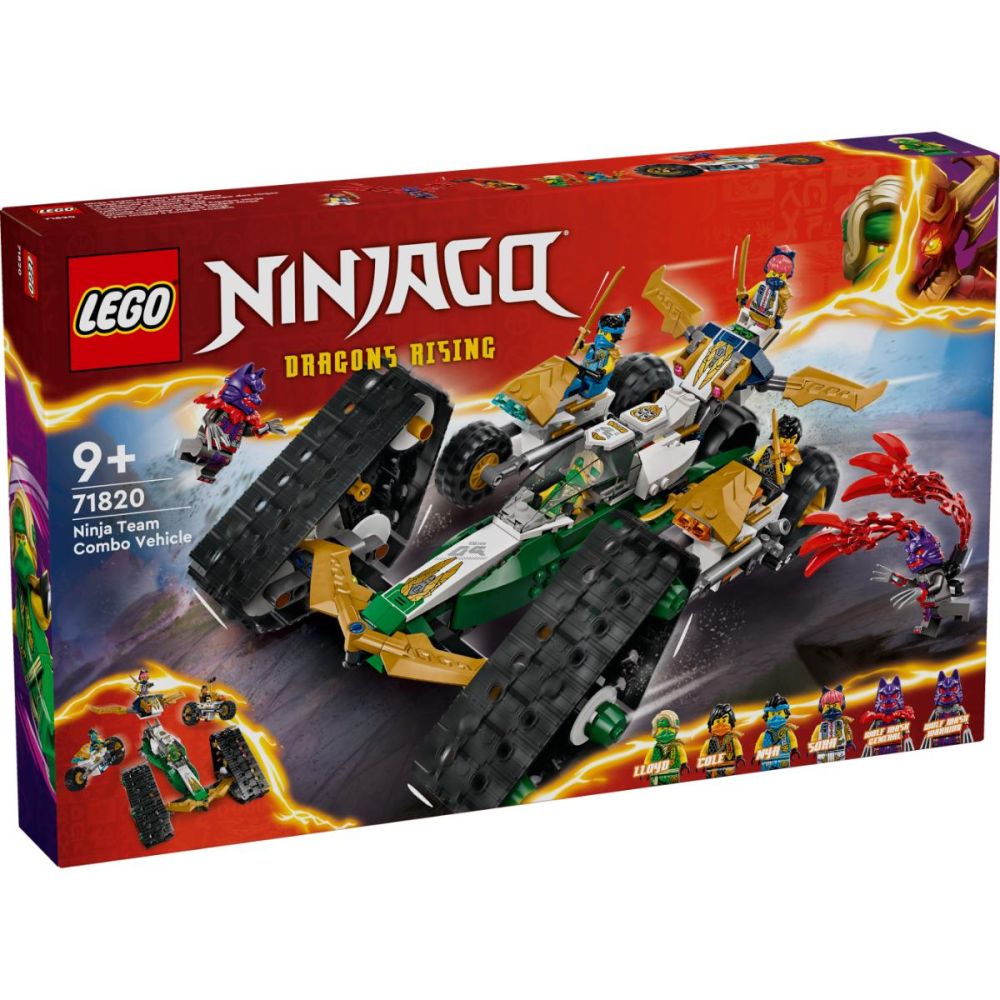 LEGO® Ninjago - Комбинирано превозно средство на отбора нинджи (71820)
