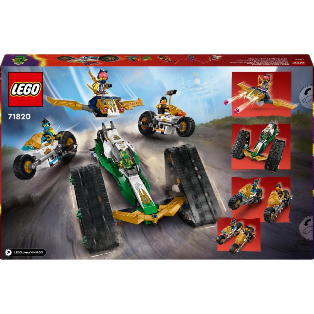 LEGO® Ninjago - Комбинирано превозно средство на отбора нинджи (71820)