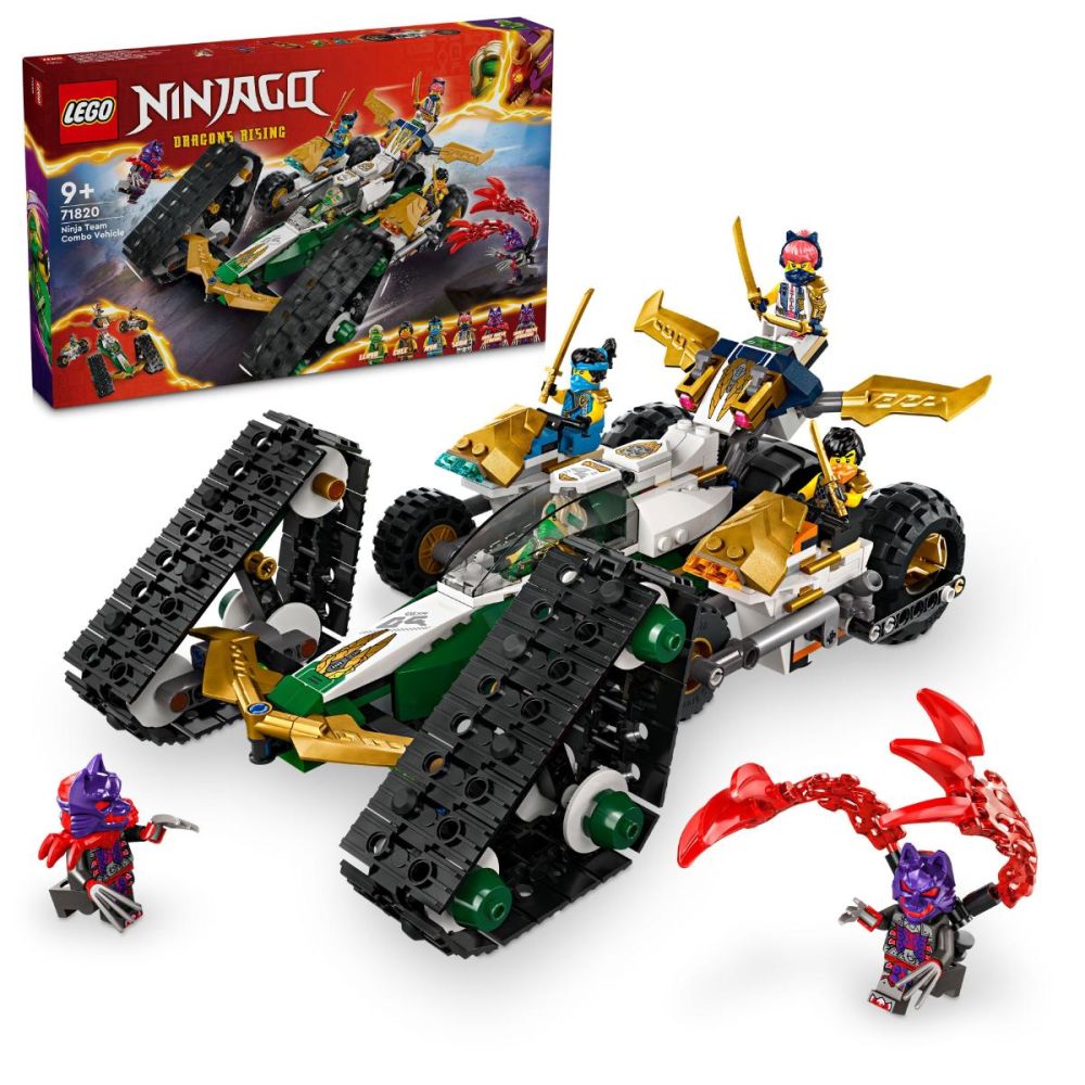 LEGO® Ninjago - Комбинирано превозно средство на отбора нинджи (71820)