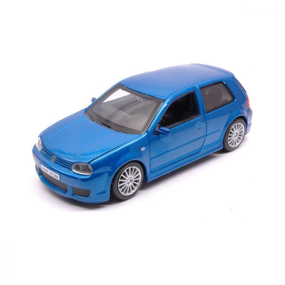 Количка Maisto Volkswagen Golf R32 1:24, Синя