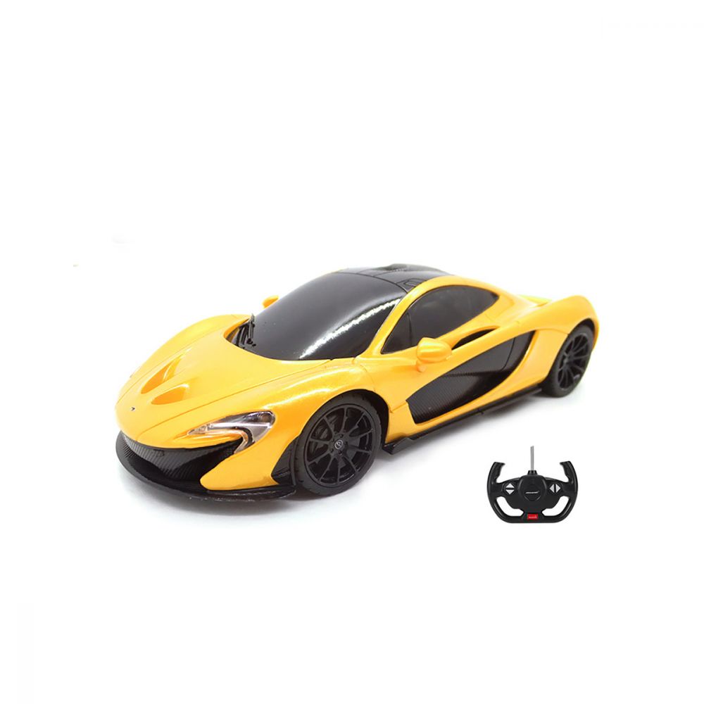 Автомобил с дистанционно управление Rastar McLaren P1 RC, 1:24, Жълт