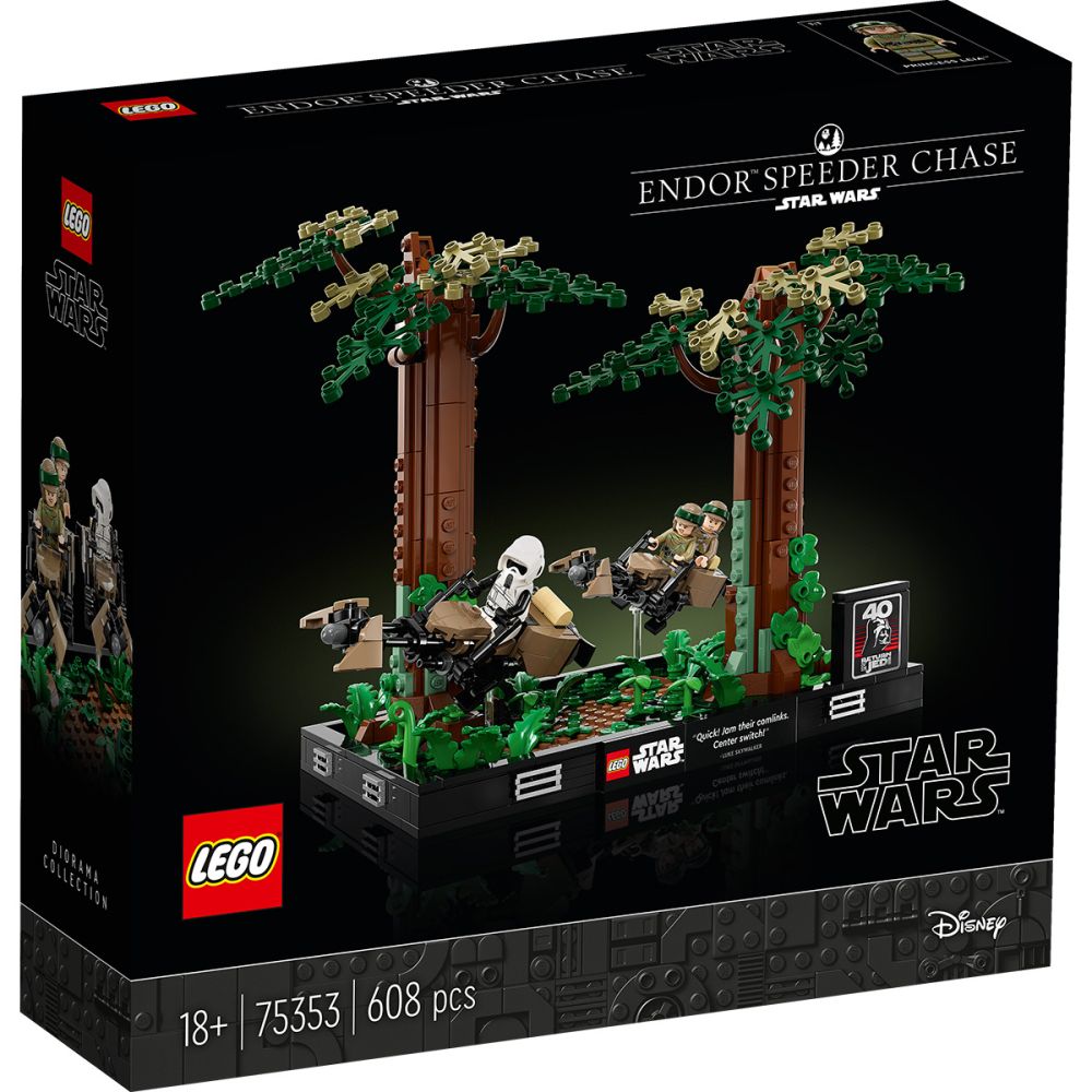 LEGO® Star Wars - Диорама на преследването на Ендор (75353)