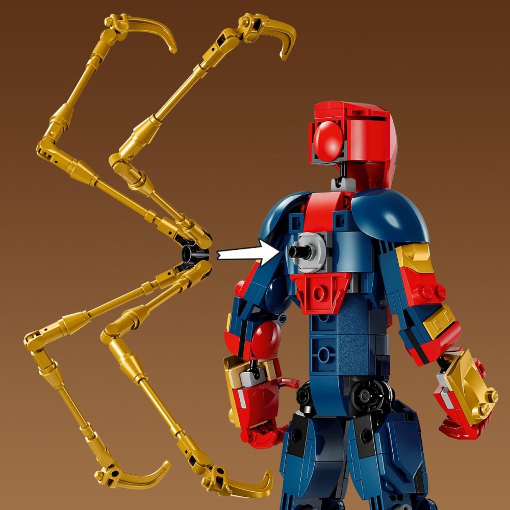 LEGO® Marvel - Фигура за изграждане Железния Спайдърмен (76298)