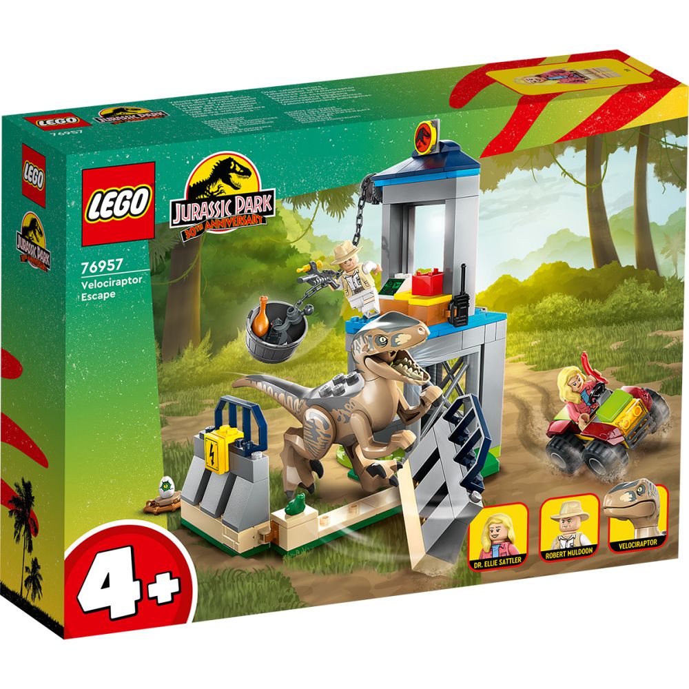 LEGO® Jurassic Park - Бягство на велосираптор (76957)