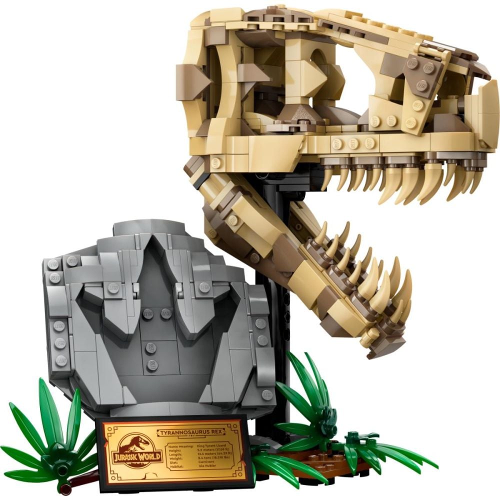 LEGO® Jurassic World - Вкаменелости от динозаври: череп на тиранозавър рекс (76964)
