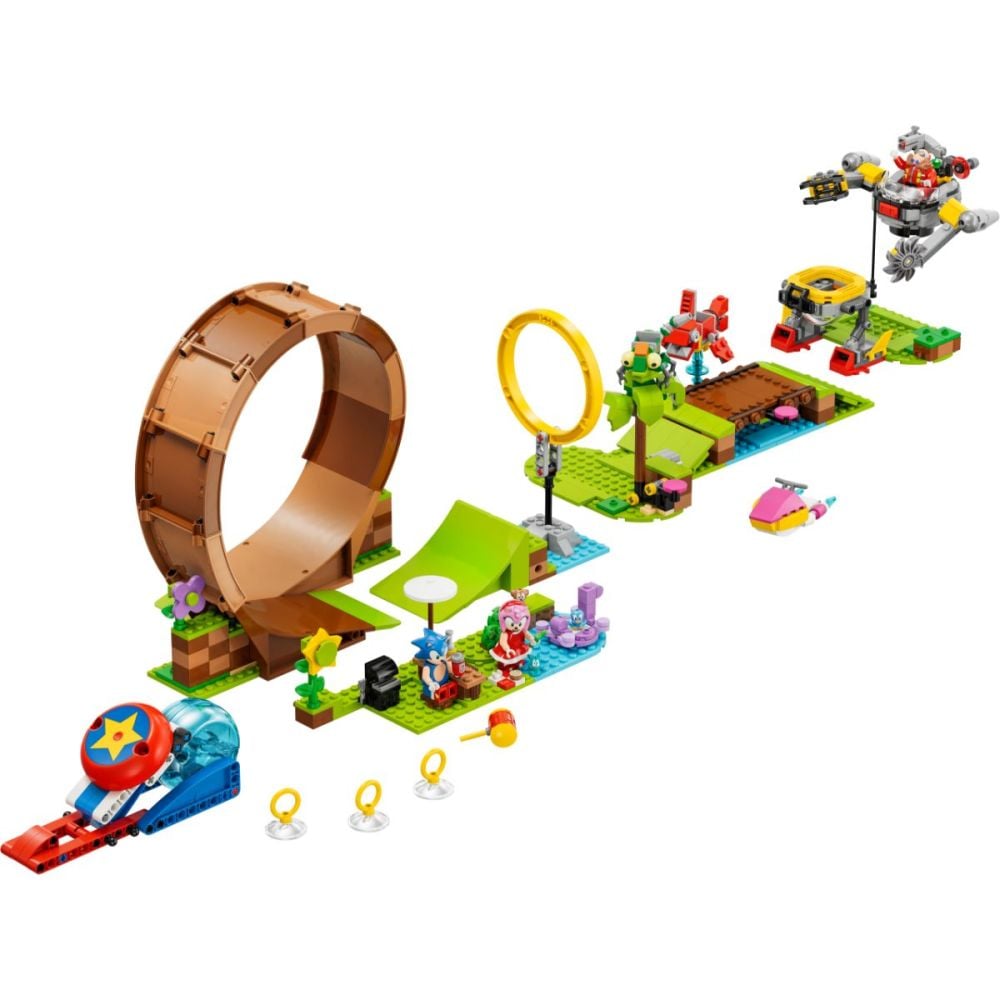 LEGO® Sonic The Hedgehog - Соник – игра с лупинги в зелената зона (76994)