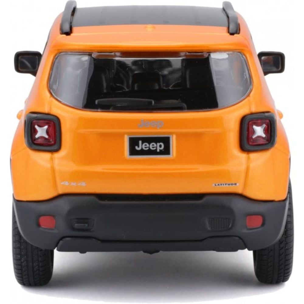 Количка Maisto Jeep Renegade, 1:24, Оранжева