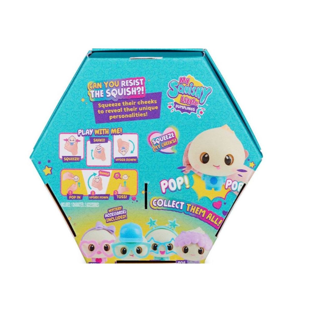 Интерактивна играчка, My Squishy Little Dumplings, Dot, синя
