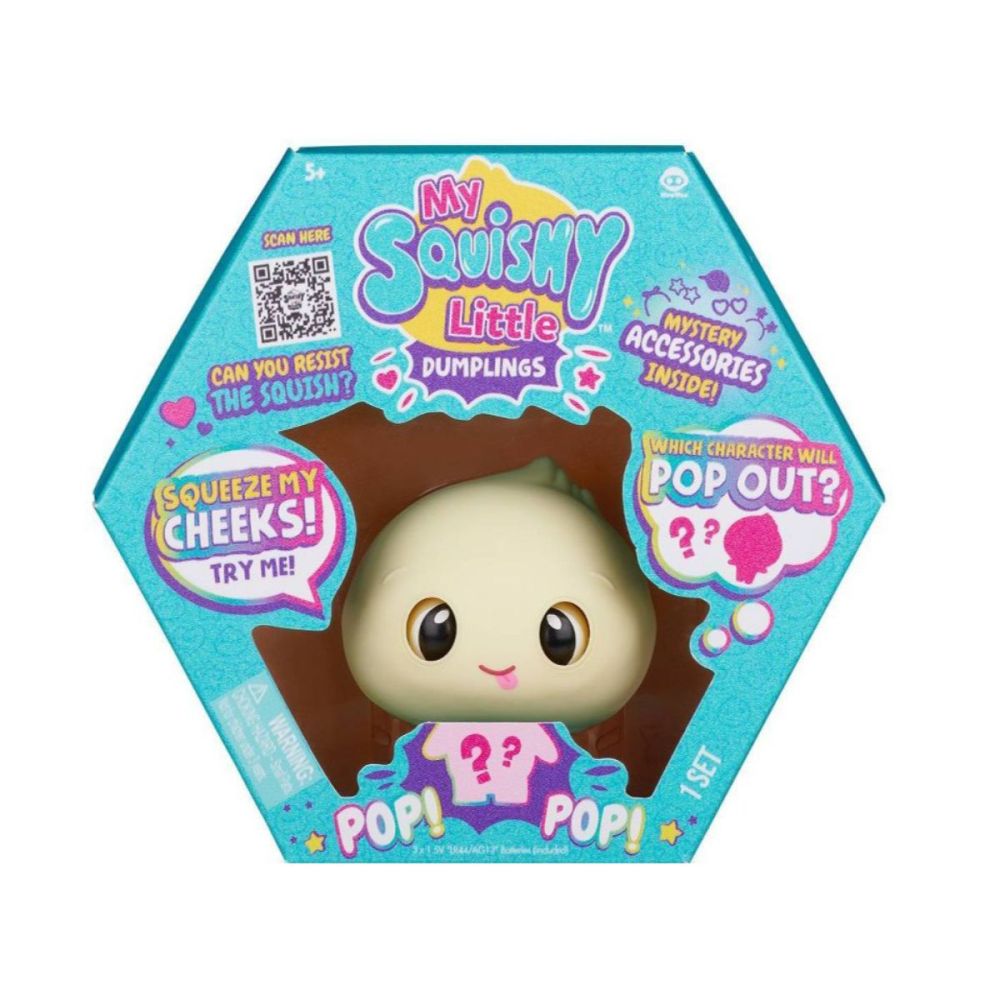 Интерактивна играчка, My Squishy Little Dumplings, Dot, синя